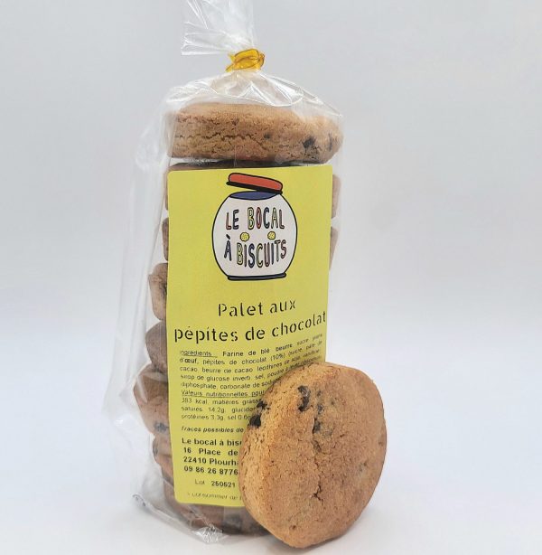 Palet aux pépites de chocolat