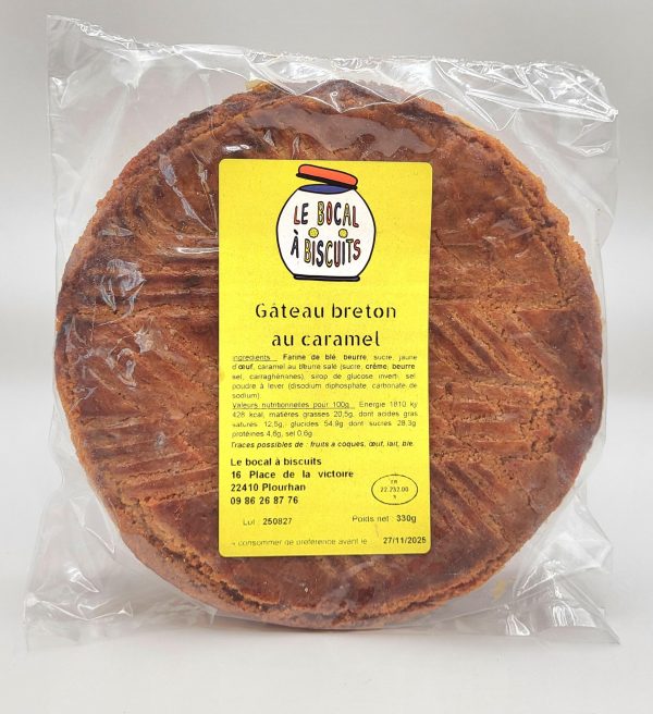 Gâteau breton caramel