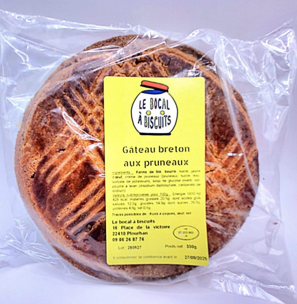 Gâteau breton pruneaux