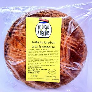 Gâteau breton framboise